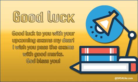 Good Luck Wishes for Exams - Best of Luck Wishes for Exam