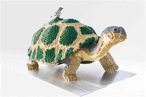 Sean Kenney’s Nature Connect Lego animal sculptures are featured in ...