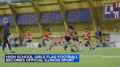 Girls flag football sanctioned as official school sport in Illinois ...