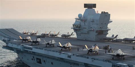 The UK's new aircraft carrier wrapped up its maiden deployment with 2 more milestones — one good ...