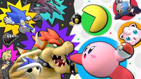 New Super Smash Bros. Ultimate tournament features a spiky vs. rounded ...