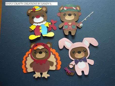 Simply Crafty Creations by Sandy S.: Cricut Teddy Bear Parade