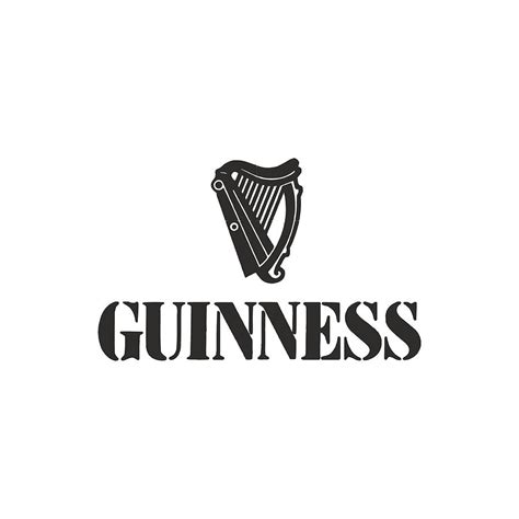 Beer, Guinness, Logo, Harp Lager, Guinness Black Lager, Symbol, Draught Beer, Stencil Digital ...