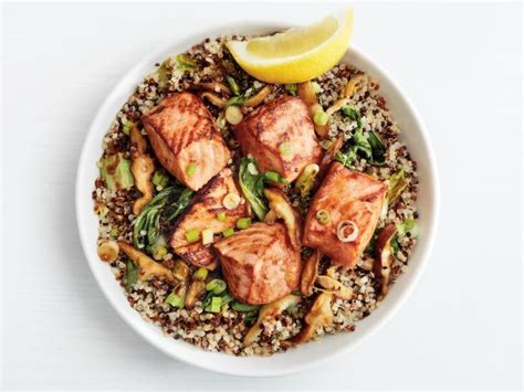 Teriyaki Salmon Quinoa Bowls Recipe | Food Network Kitchen | Food Network