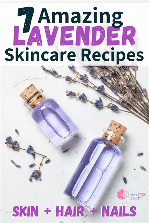 7 Simple Skin Care Recipes Using Lavender Essential Oil | Lavender ...