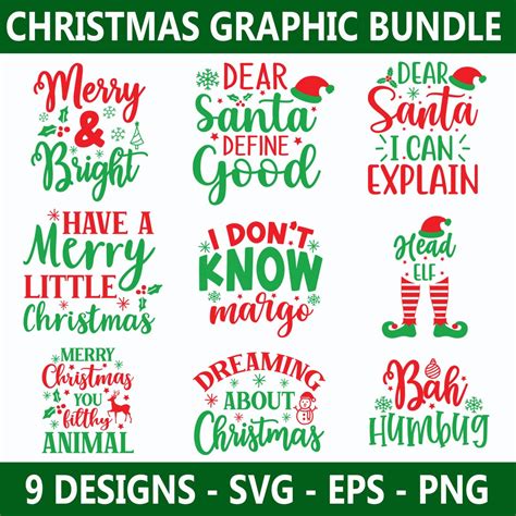 Funny Christmas SVG Bundle, Christmas Sign Svg , Christmas Ornaments Svg, Winter Svg, Xmas Svg ...