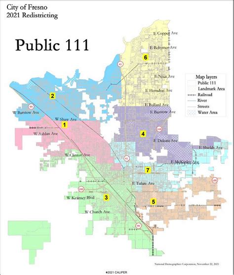 Fresno City Council adopts new district boundaries. | Fresno Bee