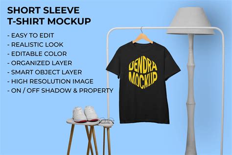 T-shirt Mockup Template | Advertising Mockups ~ Creative Market