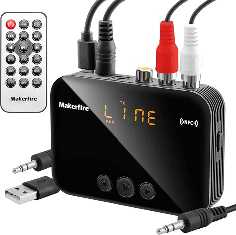 Amazon.com: Bluetooth Audio Adapter Transmitter Receiver - MakerHawk ...