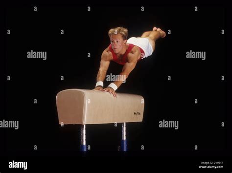 Male gymnast on the vault Stock Photo, Royalty Free Image: 36913903 - Alamy