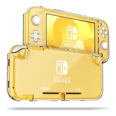 Case for Nintendo Switch Lite, GMYLE Hard Shell Crystal Clear Protection Grip Non Slip Cover for ...