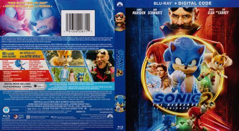 Sonic the Hedgehog 2 (2022) Blu-Ray Cover - DVDcover.Com