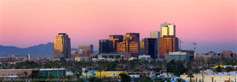 Downtown at sunrise | Phoenix, Arizona. | Photos by Ron Niebrugge