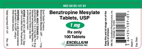 Benztropine Mesylate - Excellium Pharmaceutical, Inc,, Page 2