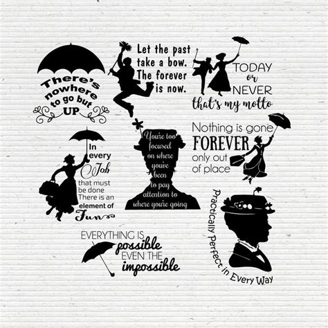 Mary Poppins Quotes Inspirational Quotes Quotes Printable - Etsy | Mary poppins quotes, Mary ...