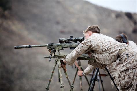 File:A U.S. Marine Corps scout sniper with Weapons Company, 1st Battalion, 1st Marine Regiment ...