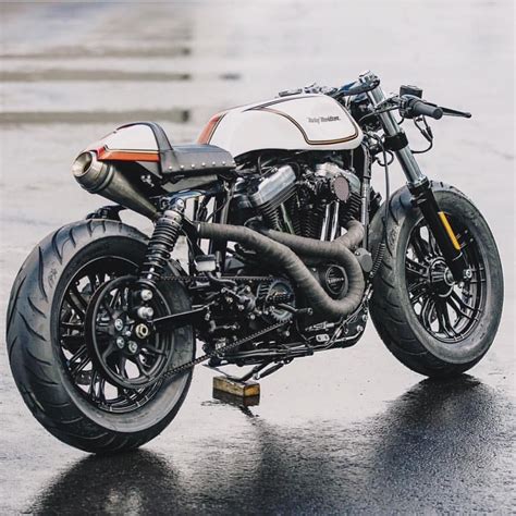 caferacersofinstagram: “From Belgium, @zadig_motorcycles Harley Cafe ...