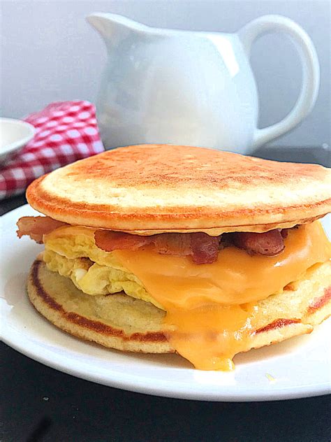 Bacon-Egg & Cheese McGriddle | Copy Cat Recipe - My Diaspora Kitchen