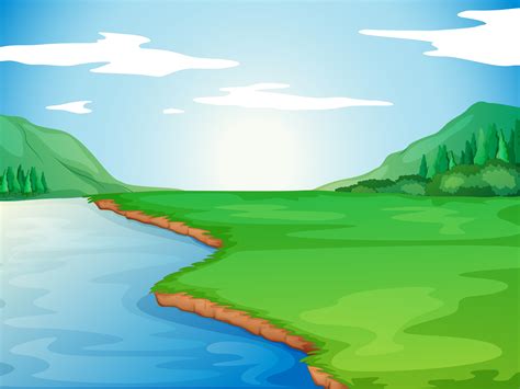 A river 519106 Vector Art at Vecteezy