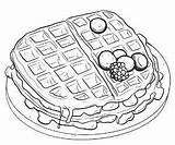 Free 🧇 Waffles coloring pages – Coloring Corner sketch template
