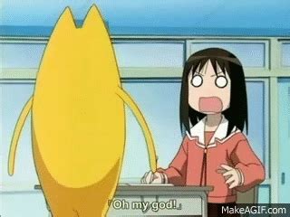 Azumanga Daioh Osaka "Oh my GAH!!!" on Make a GIF