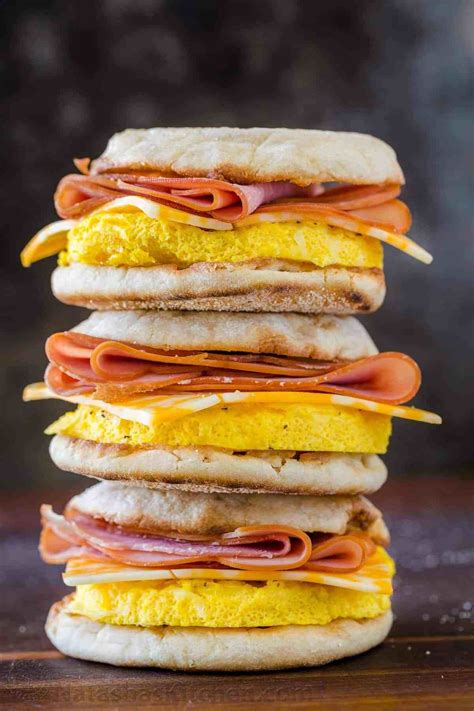 Make-Ahead Freezer Breakfast sandwiches are perfect for busy mornings and ideal for cam ...