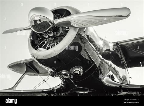 propeller of an historical aircraft Stock Photo - Alamy