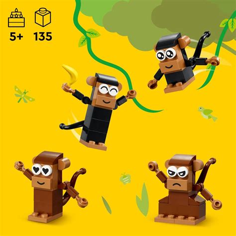 LEGO 11031 Classic Creative Monkey Fun (135 pcs) — Toycra