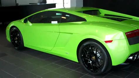 Green Lamborghini Gallardo LP560-4 - YouTube