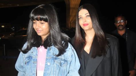 In Pictures: Aishwarya Rai Bachchan takes off to Cannes with daughter ...