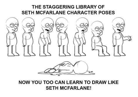 Seth Macfarlane Character Poses | Family Guy | Know Your Meme