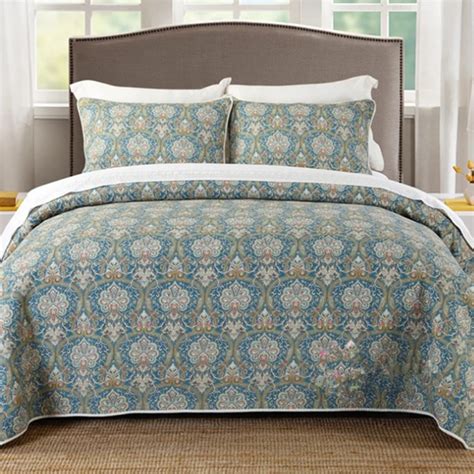 European Jacquard Bed Cover Pillow Cases Queen/King Size Thick Coverlet ...