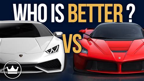 Lamborghini Vs Ferrari: Who Is Better and Which One Should You Buy ...