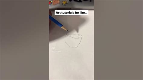 Art tutorials be like…#art #arttitorials - YouTube