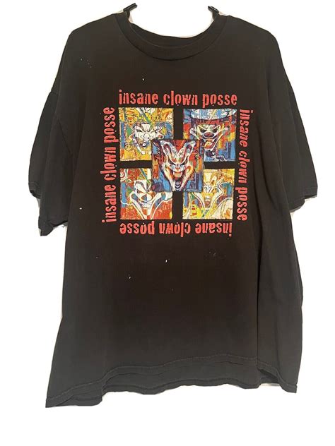 2002 icp tour t shirt vintage insane clown posse - Gem