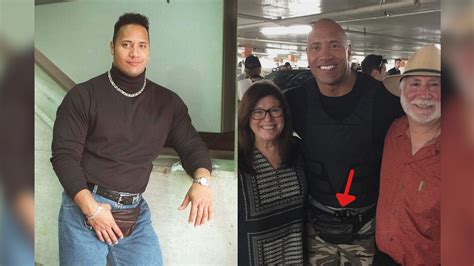 20 years later, Dwayne 'The Rock' Johnson still rocks a fanny pack ...