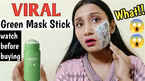 Green mask Stick|| Green mask stick review||Green tea Cleansing mask|| Green mask stick espanol ...