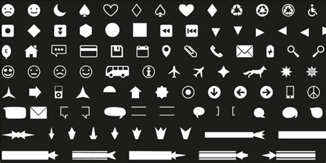 Icons Dingbats Symbols Set Font | Webfont & Desktop | MyFonts