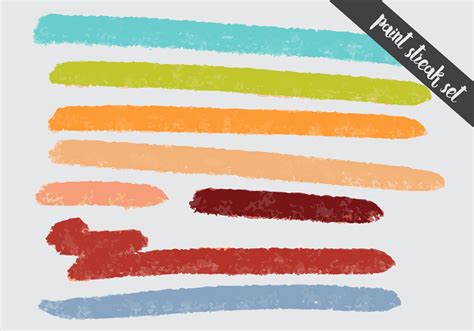 Paint Streak Colorful Fun Set - Download Free Vector Art, Stock ...