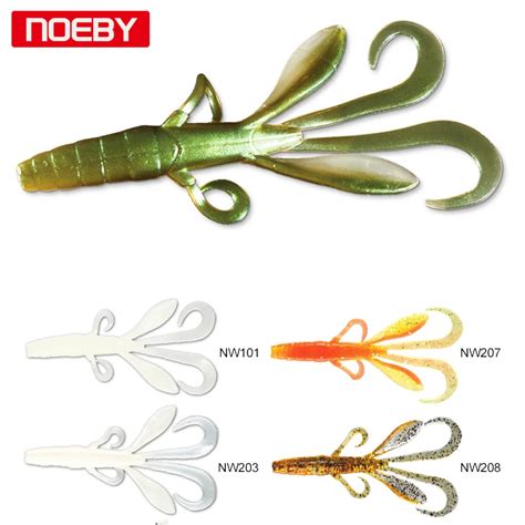 Noeby 6 pcs/lot 9.5cm 5g Soft Fishing Lure Lizard Shape Lures Soft Baits Shads Lure Leurre ...