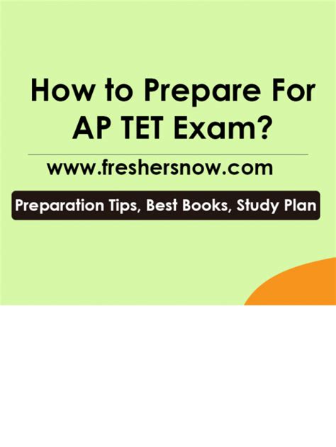 How to Prepare For AP TET Exam? - FreshersNow.Com