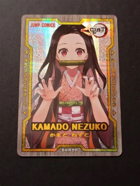 CARTE MANGA DEMON Slayer Nezuko Kamado PR Ultra Rare Kimetsu no Yaiba ...