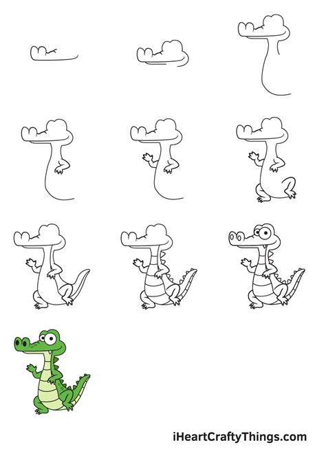 15+ Easy To Draw Alligator - ZaakSukaina