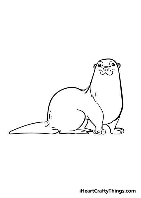 How To Draw A Sea Otter