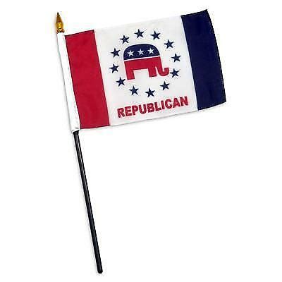 Republican Party Design 2 - 4 x 6 inch Flag 844560013939 | eBay