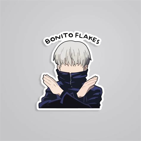 Inumaki Bonito Flakes Anime Stickers - Must-Have Collectible