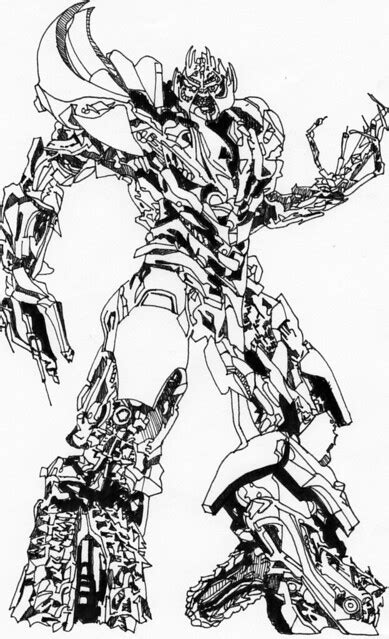 Megatron Drawing | This was done as a joke for a mate more t… | Flickr ...