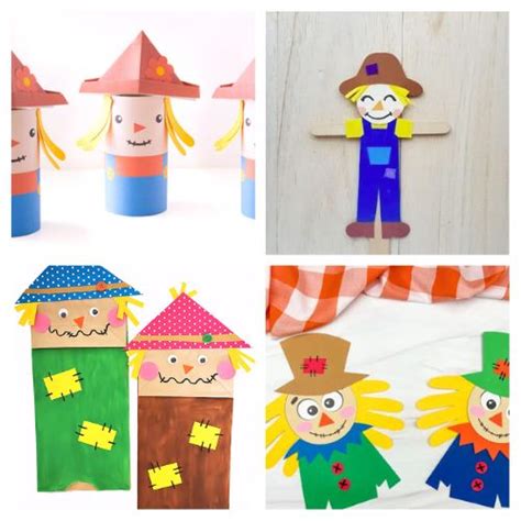 24 Adorable Fall Scarecrow Crafts for Kids- A Cultivated Nest