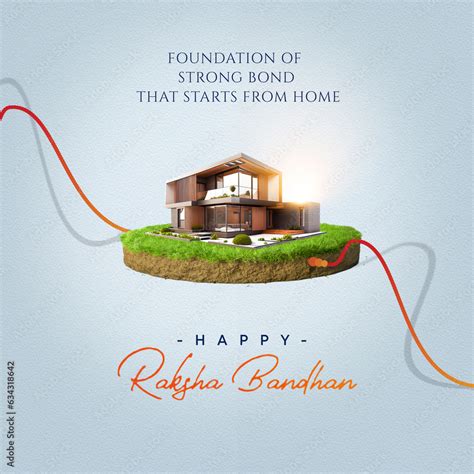 Happy Raksha Bandhan. A creative and conceptual raksha bandhan poster design template for real ...