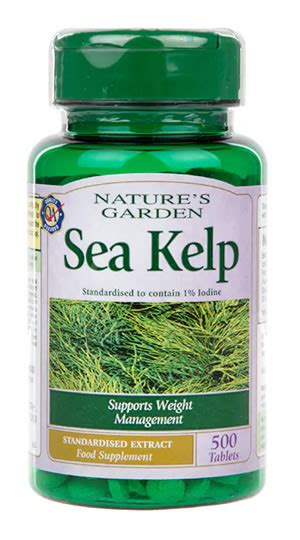 Nature's Garden Sea Kelp Tablets - 15mg x 500 Tablets - | Sea Kelp ...